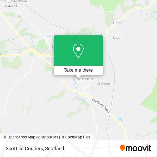 Scotties Couriers map
