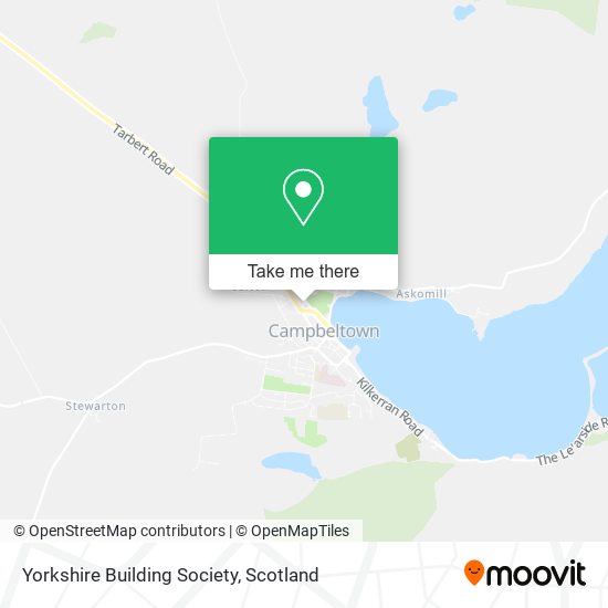 Yorkshire Building Society map
