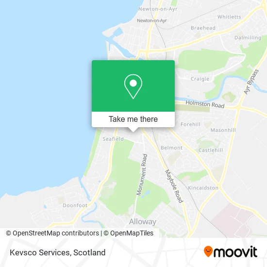 Kevsco Services map