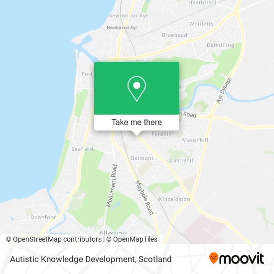 Autistic Knowledge Development map
