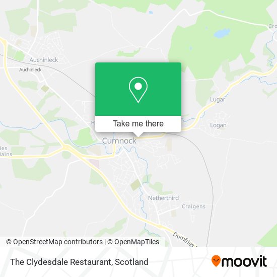 The Clydesdale Restaurant map