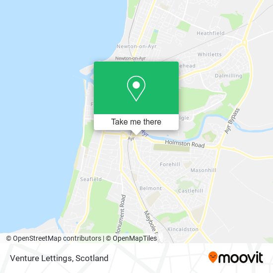 Venture Lettings map