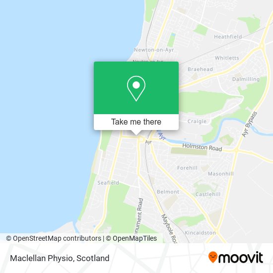 Maclellan Physio map