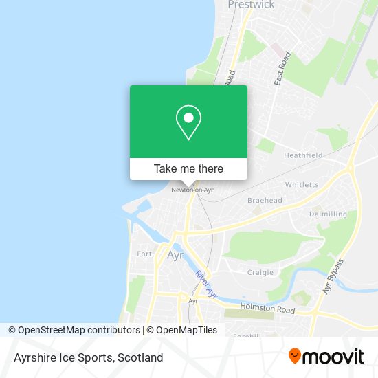 Ayrshire Ice Sports map