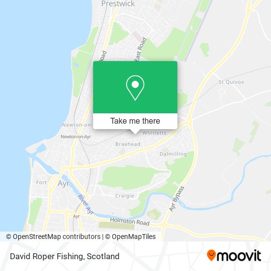 David Roper Fishing map