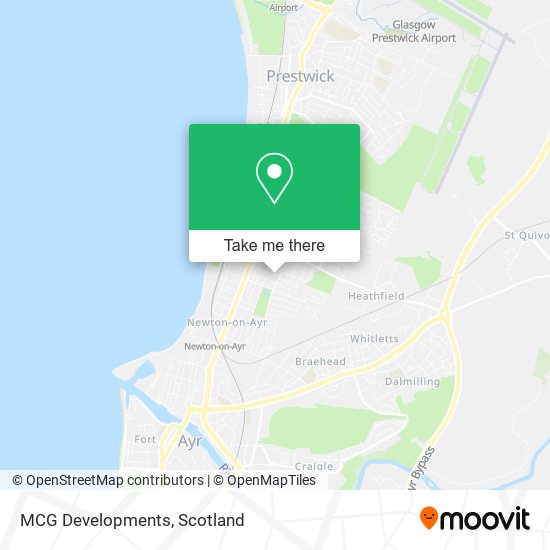 MCG Developments map