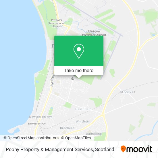 Peony Property & Management Services map