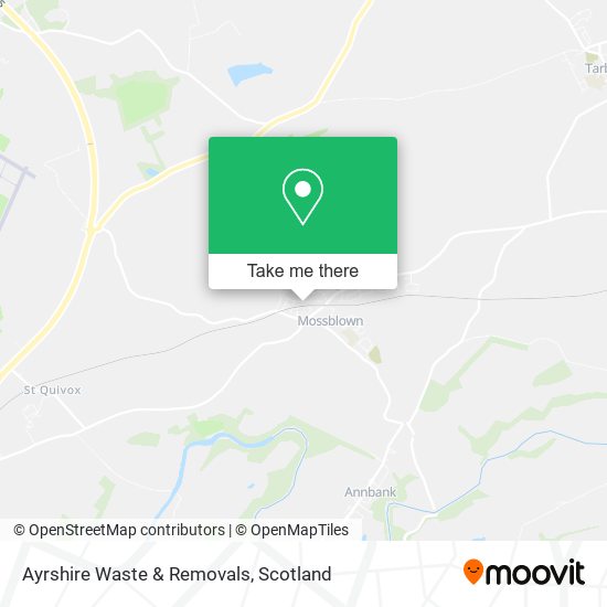 Ayrshire Waste & Removals map