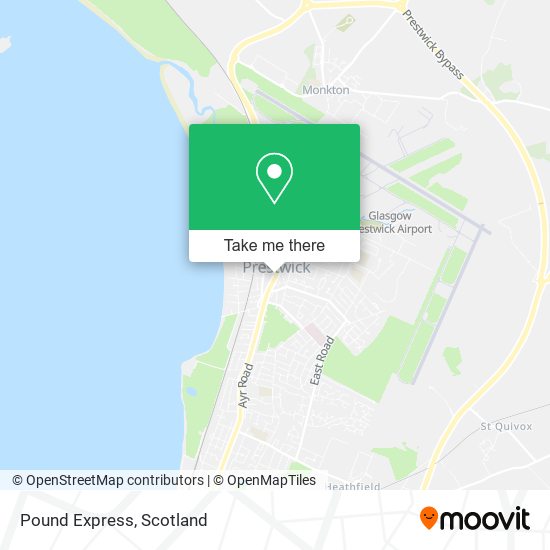 Pound Express map