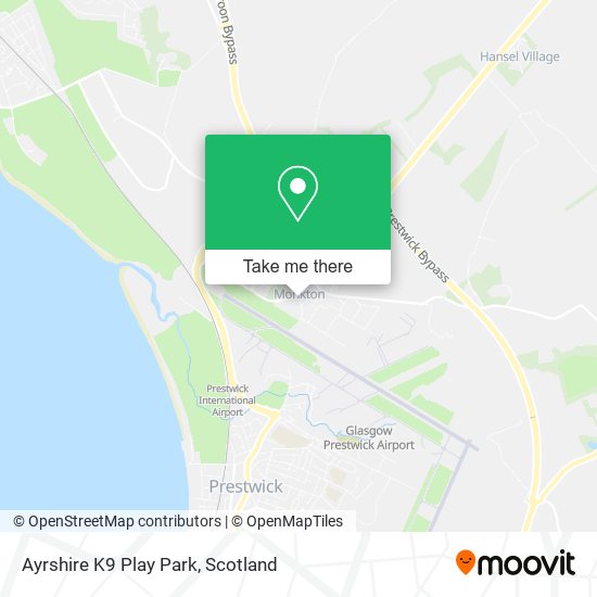 Ayrshire K9 Play Park map