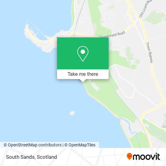 South Sands map