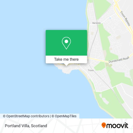 Portland Villa map