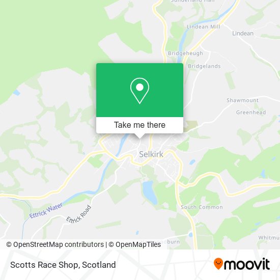 Scotts Race Shop map