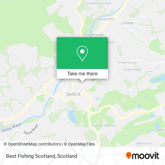 Best Fishing Scotland map