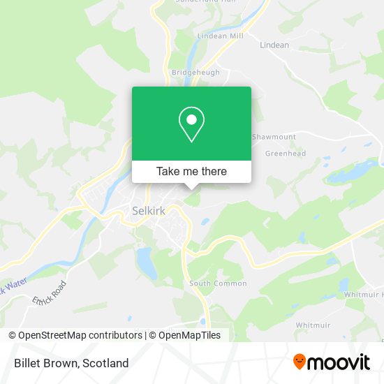 Billet Brown map