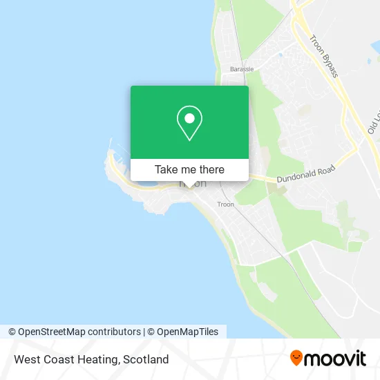 West Coast Heating map