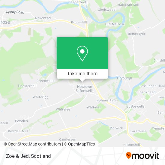 Zoë & Jed map