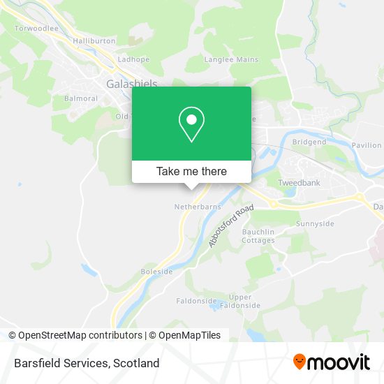 Barsfield Services map