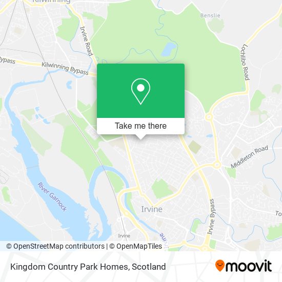 Kingdom Country Park Homes map