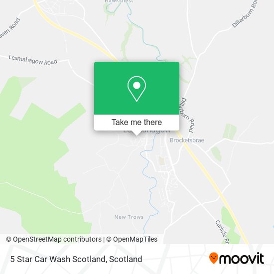 5 Star Car Wash Scotland map
