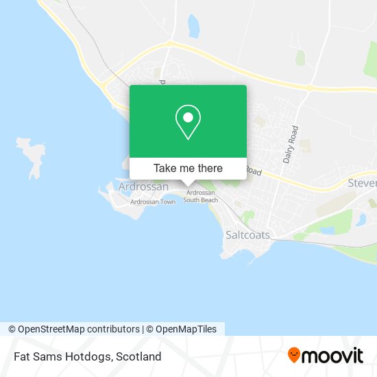 Fat Sams Hotdogs map