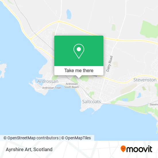 Ayrshire Art map