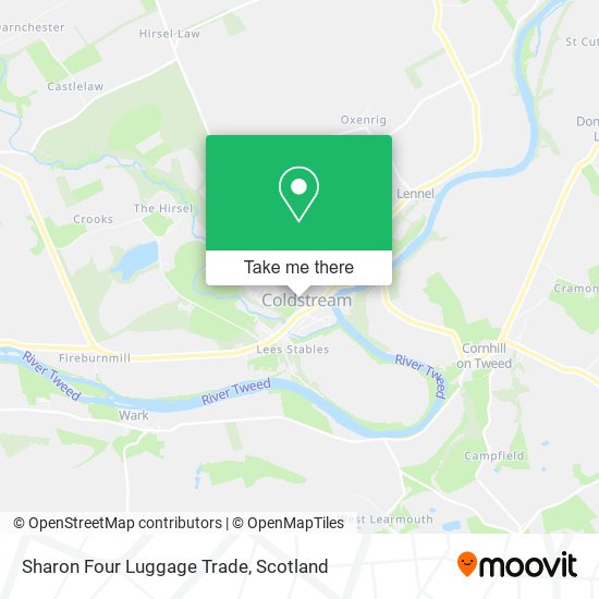 Sharon Four Luggage Trade map
