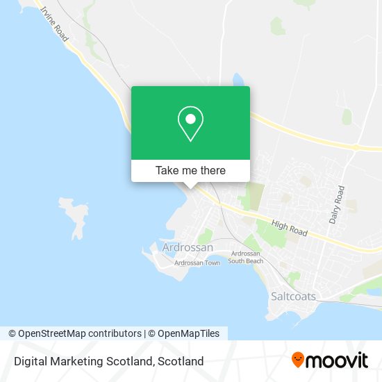 Digital Marketing Scotland map