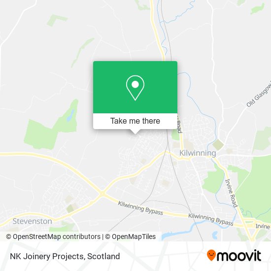 NK Joinery Projects map