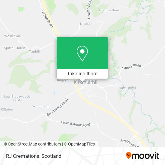 RJ Cremations map