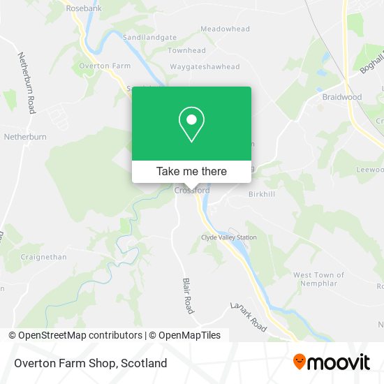 Overton Farm Shop map