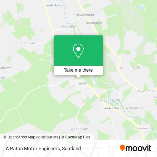 A Paton Motor Engineers map