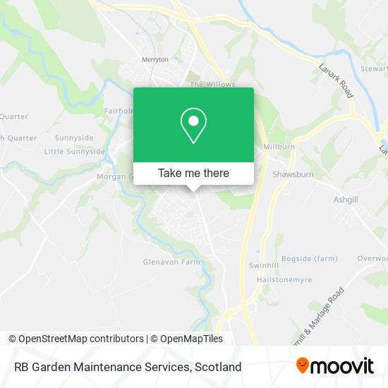 RB Garden Maintenance Services map