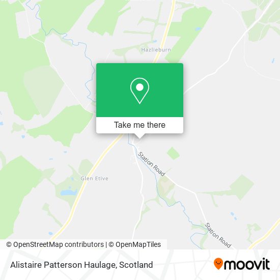 Alistaire Patterson Haulage map