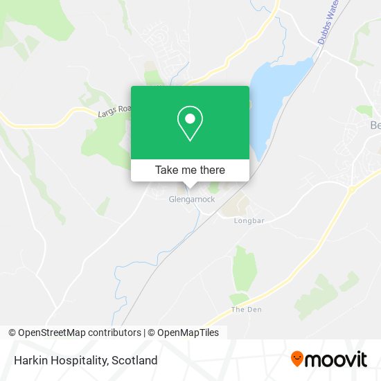 Harkin Hospitality map
