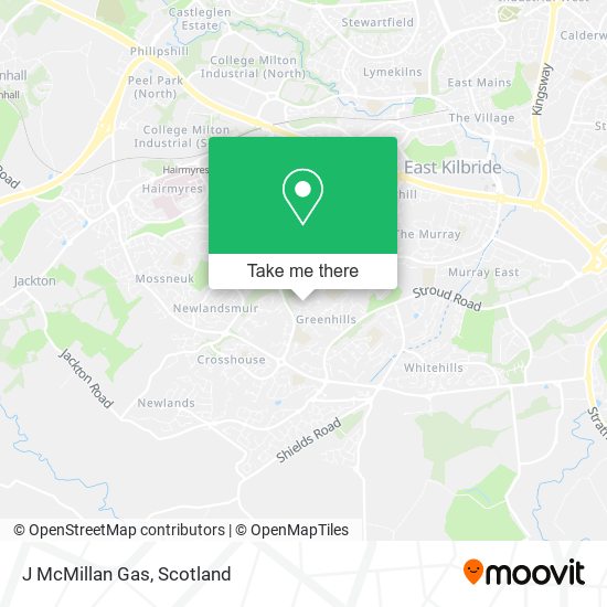 J McMillan Gas map