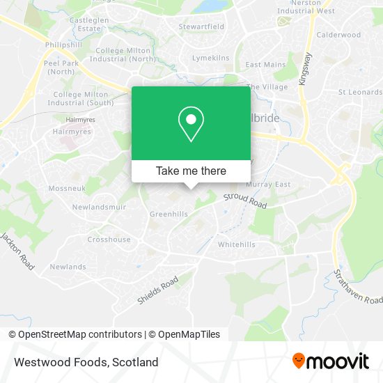 Westwood Foods map