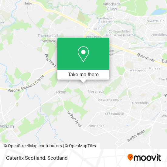Caterfix Scotland map