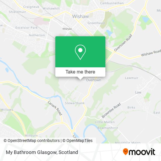 My Bathroom Glasgow map