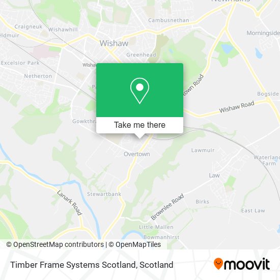 Timber Frame Systems Scotland map