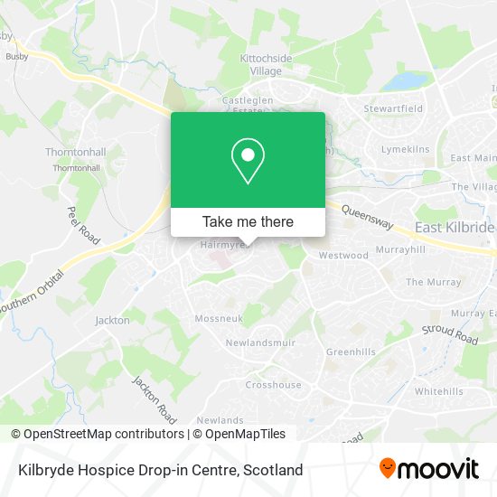 Kilbryde Hospice Drop-in Centre map