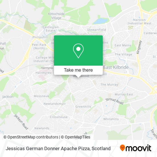Jessicas German Donner Apache Pizza map