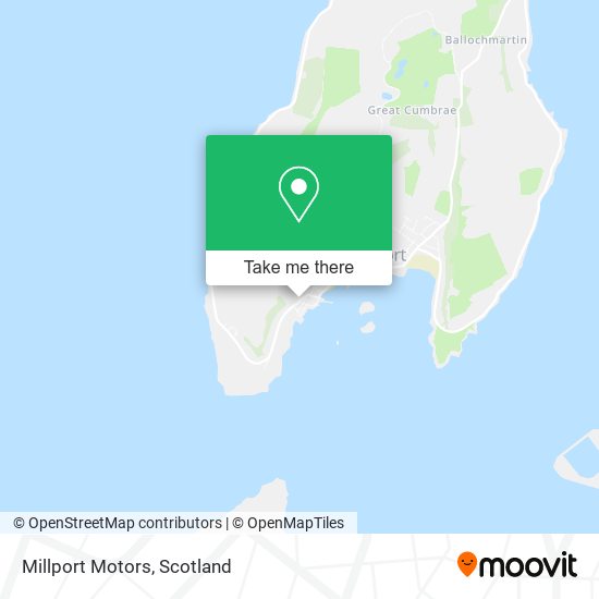 Millport Motors map