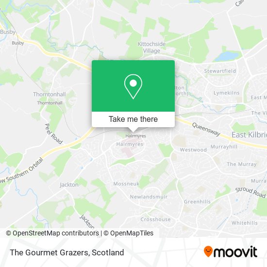 The Gourmet Grazers map