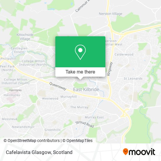 Cafelavista Glasgow map