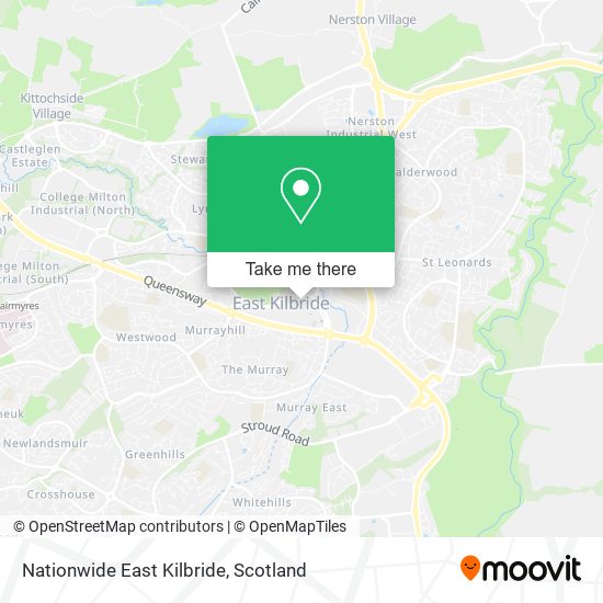 Nationwide East Kilbride map
