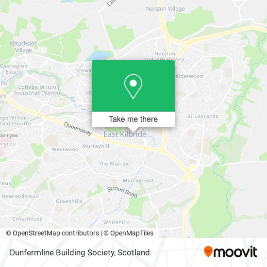 Dunfermline Building Society map