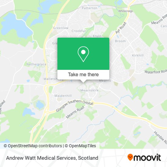 Andrew Watt Medical Services map