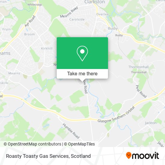 Roasty Toasty Gas Services map