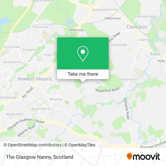 The Glasgow Nanny map